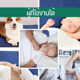 COD ผ้ารองฉี่ 5ชั้นขนาด แผ่นรองซับสำหรับผู้ใหญ่ กันน้ำ ล้างทำความสะอาด เสื่อ incontinen