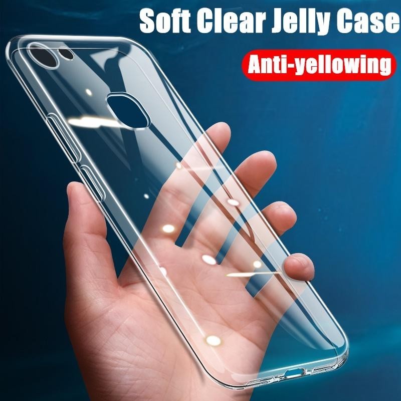 สําหรับ Vivo V7 Plus V7 + 1716 1850 Y79A เคสใส ซิลิโคนนิ่ม ใส กันกระแทก เคส