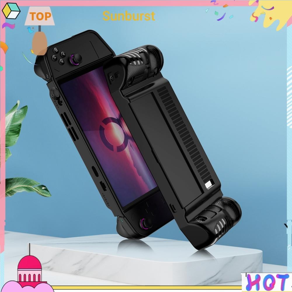 เคสป้องกัน TPU กันกระแทก พร้อมขาตั้ง สําหรับ Lenovo Legion Go [Sunburst11.th]