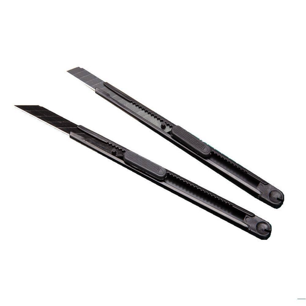 คัตเตอร์ อเนกประสงค์ มีดคัตเตอร์ คัตเตอร์ด้ามแสตนเลส ด้ามจับเหมาะมือ ใบมีดคม ราคาประหยัด HOME&OFFICE - รูปที่ 3