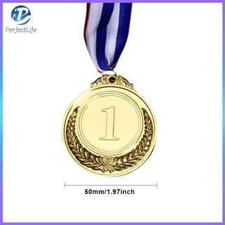 [จัดส่งในพื้นที่] เหรียญโลหะ 10 เหรียญรางวัลเหรียญรางวัล 2 นิ้วสำหรับผู้ชนะเลิศเกมในห้องเรียน [1-3 วันมาถึง]