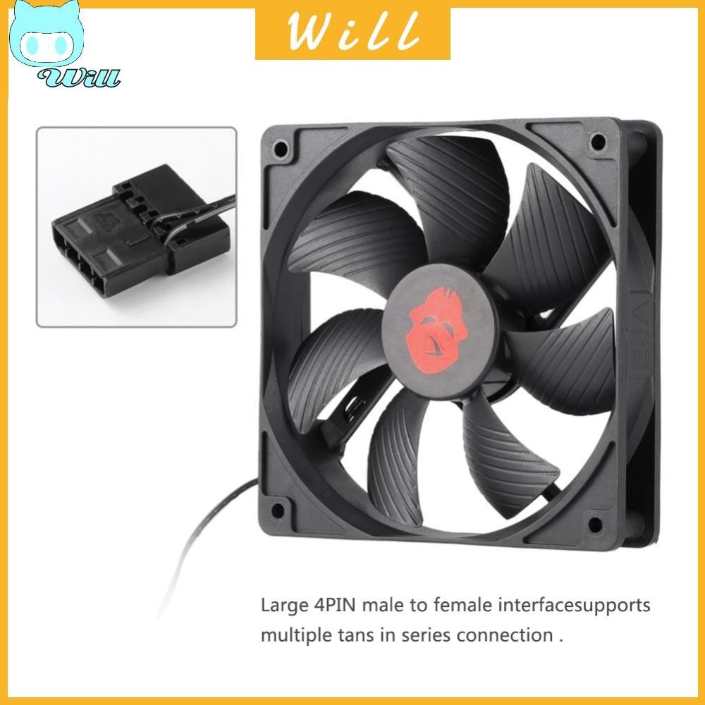 ✿พัดลมระบายความร้อน ความเร็วสูง 4 Pin 12 ซม. สําหรับคอมพิวเตอร์ตั้งโต๊ะ