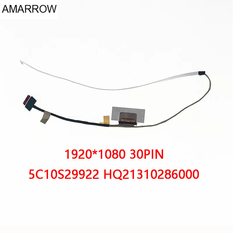 สายเคเบิลหน้าจอแล็ปท็อป LCD LCD LCD LCD สําหรับ LENOVO Ideapad S540-15IWL S540-15IML 81NE NB8606 30PIN 5C10S29922 HQ21310286000