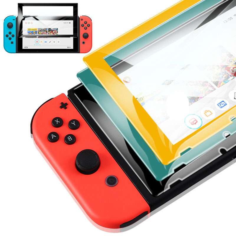 ฟิล์มกระจกนิรภัยกันรอยหน้าจอสัมผัส สําหรับ Nintendo Switch 1 ชิ้น