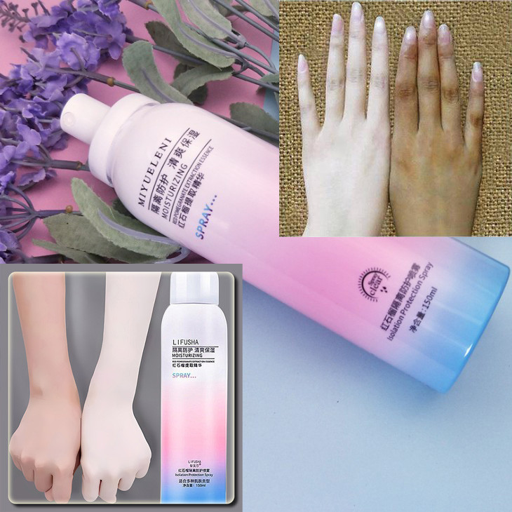 🔥พร้อมส่ง🔥 สเปรย์ กันแดด ยอดฮิต! สเปรย์กันแดด ปรับผิวขาว ใส ยอดฮิต! ผลิตภัณฑ์บำรุงผิว spray sunscreen มีเก็บปลายทาง