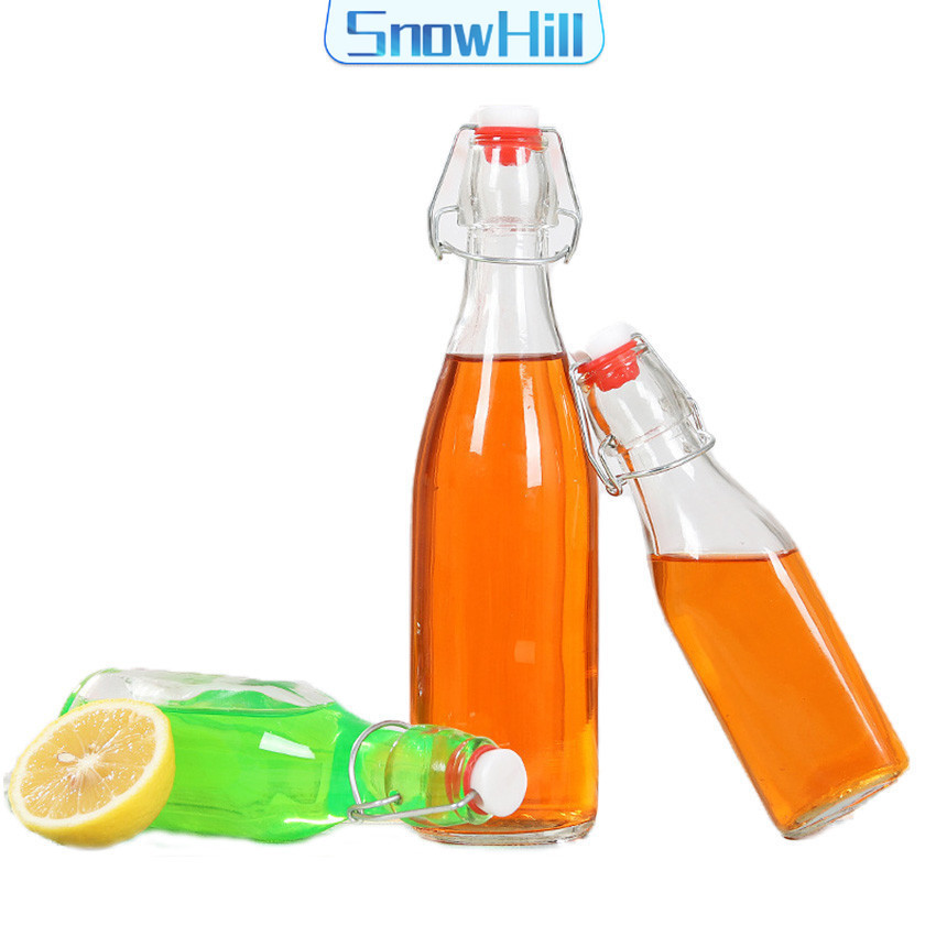 S.H ขวดแก้วสุญญากาศพร้อมฝา เก็บน้ำ ขอเหลว Sealed glass bottle