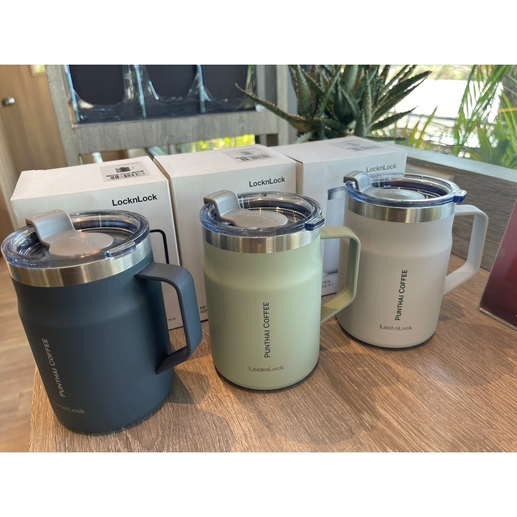 แก้วเก็บความเย็น LocknLock X แก้วพันธุ์ไทย แก้วเก็บความเย็น PunThai Metro Mug (475 ml.)