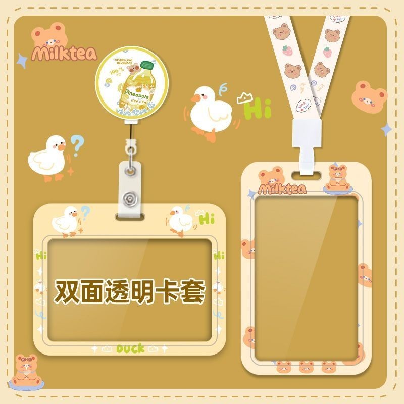 ซองใส่บัตร แบบใส สองด้าน น่ารัก ใส่เอกสาร ควบคุมเข้ามหาวิทยาลัย นักเรียน แผ่นงานพยาบาล ดึงง่าย หัวเข็มขัด ป้ายบัตร ราคา ถูกที่สุด ดีลบีเคเค แกลเลอรีภาพที่ 2