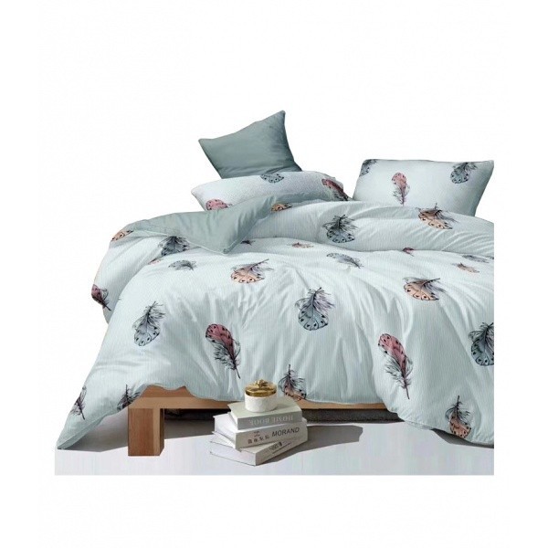 GlobalHouse TRUFFLE ESSENTIAL ผ้านวม ขนาด  6 ฟุต รุ่น GJ13 ลีฟ้า สินค้าของแท้คุณภาพดี