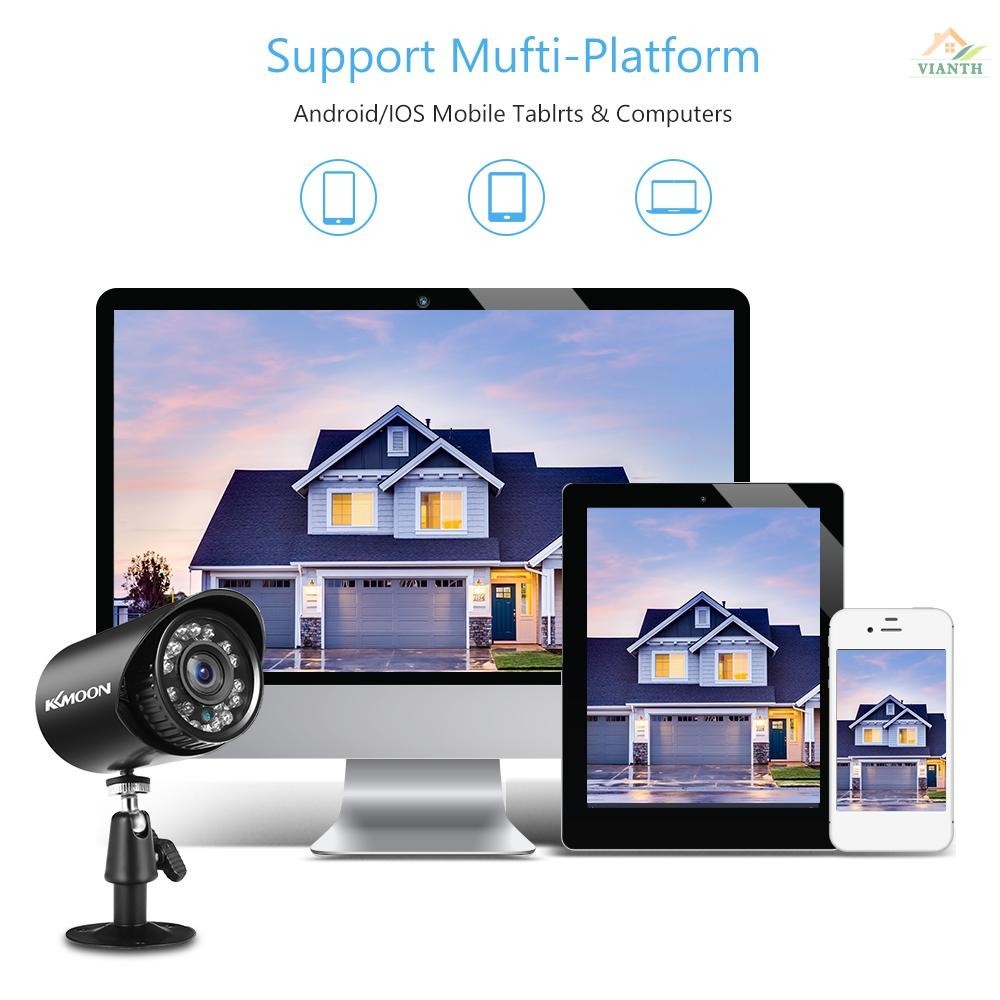 กล้องรักษาความปลอดภัยอะนาล็อก 1.0MP 720P 4-in-1 (TVI/AHD/CVI/CVBS) เฝ้าระวังสภาพอากาศ กลางแจ้ง พร้อมระบบอินฟราเรด Night Vision Pal
