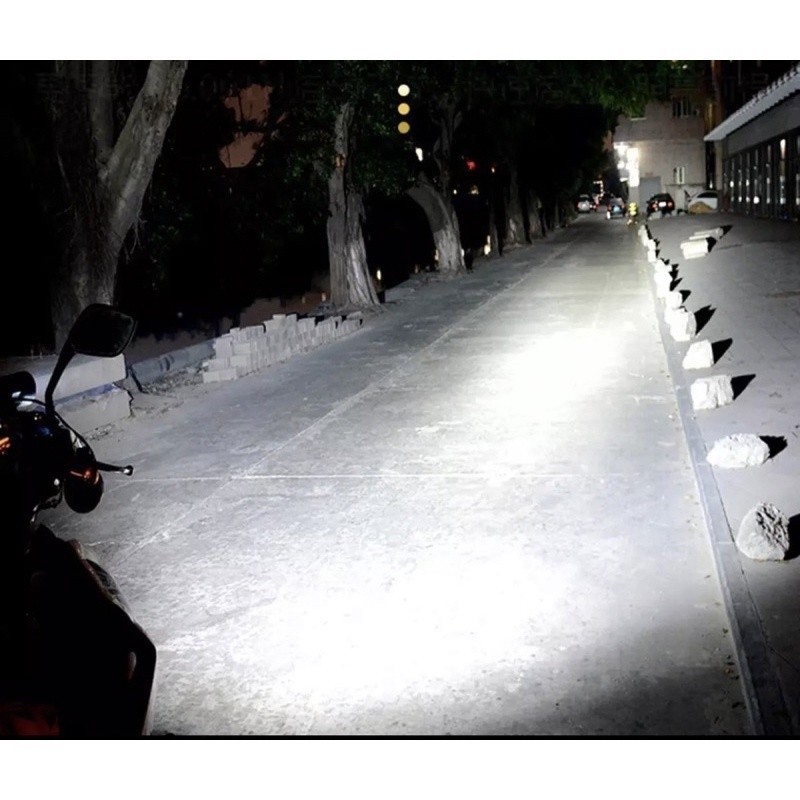 LED สีขาว 35W 6500K 4400lm ไฟหน้า ไฟส่องสว่าง หลอดไฟหน้า รุ่น 6 ชิพ มีไฟสูง-ต่ำ มอไซ ไฟหน้ารถมอไซ ดัดแปลงใ - รูปที่ 6