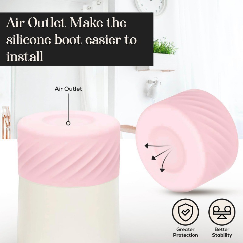 Sugaw 10 มม.ฝุ่นหลอด & Tumbler ซิลิโคน Boot ชุด Begonia ฟางฝาปิดขวดน้ํา Protector Boot สําหรับ 40oz Stanley ถ้วยอุปกรณ์เสริม ราคา ถูกที่สุด ดีลบีเคเค แกลเลอรีภาพที่ 5