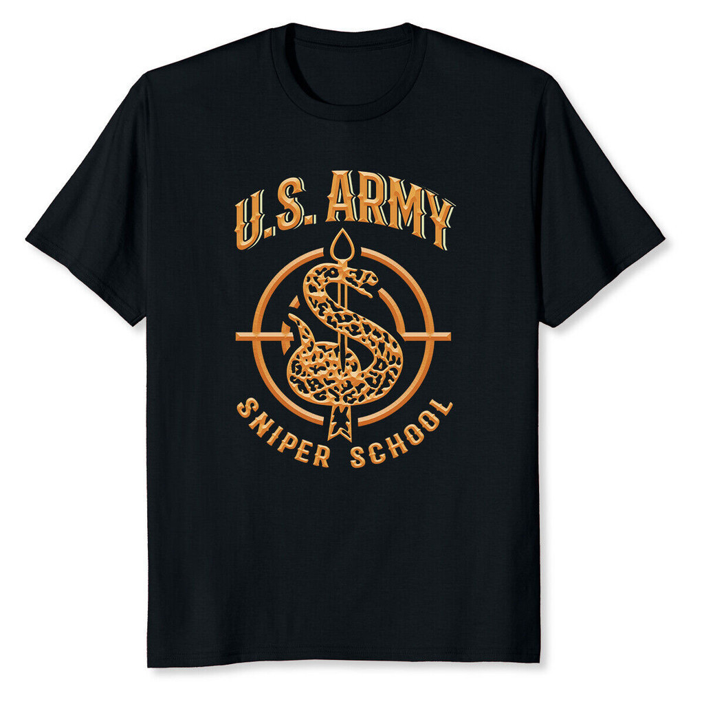 US Army Sniper School Marksmanship Long Range Precision T-Shirt
