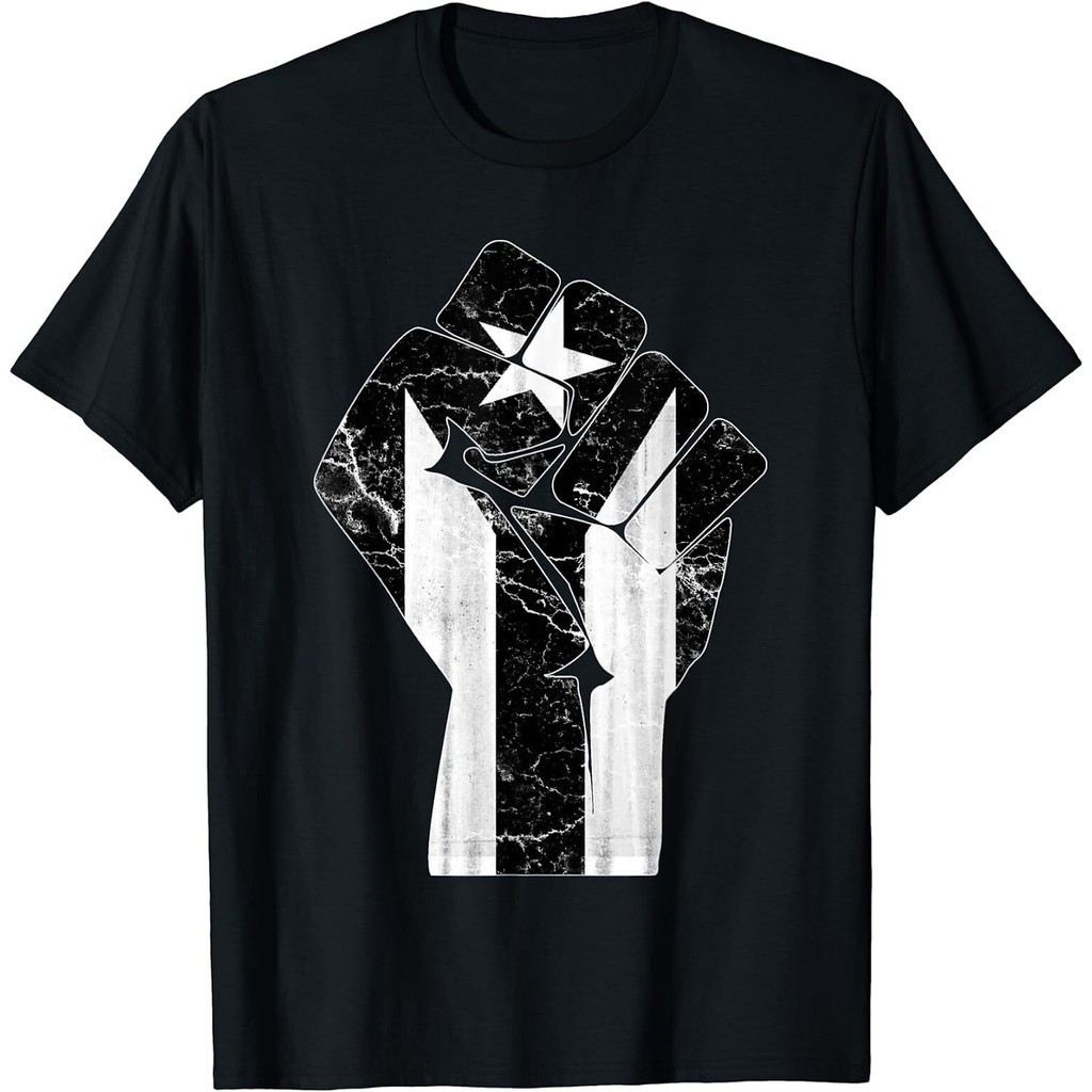 เสื้อยืด Puerto Rico Black Flag Best Idea Tee