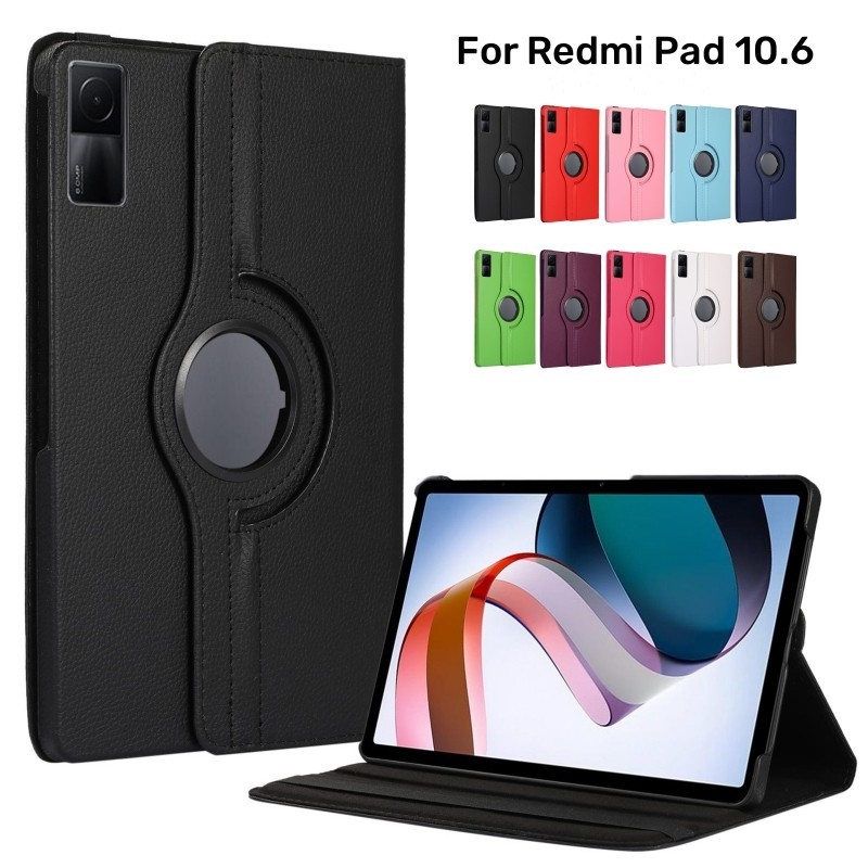 เคสหนัง แม่เหล็ก หมุนได้ 360 องศา พร้อมขาตั้ง สําหรับ Xiaomi Pad 5 6 Pro Redmi SE 2023 MI Pad 5 Pro 6 Pro Pad 10.61 iinch 2022