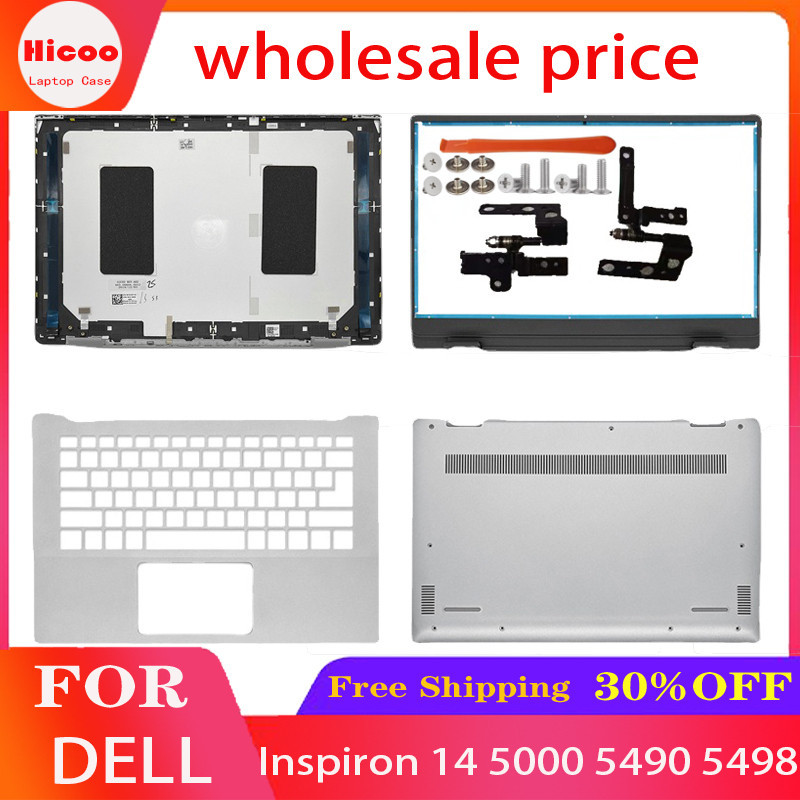 ใหม่สําหรับ Dell Inspiron 14 5490 5498 P116G001 C4VGP 0R0VH6 0X98GC แล็ปท็อปปกหลัง LCD/ด้านหน้า/Palm