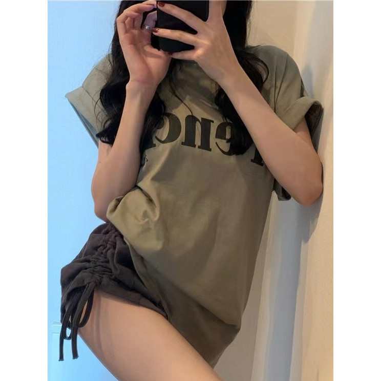 6717 SBT เสื้อทรงหลวมแขนเสื้อกว้างแขนใหญ่ใส่ได้สบาย ตัวเสื้อยาวสาวสูงใส่สบายใส่ไปด้านนอกได้ใส่อยู่บ้านก็สบาย พร้อมส่ง