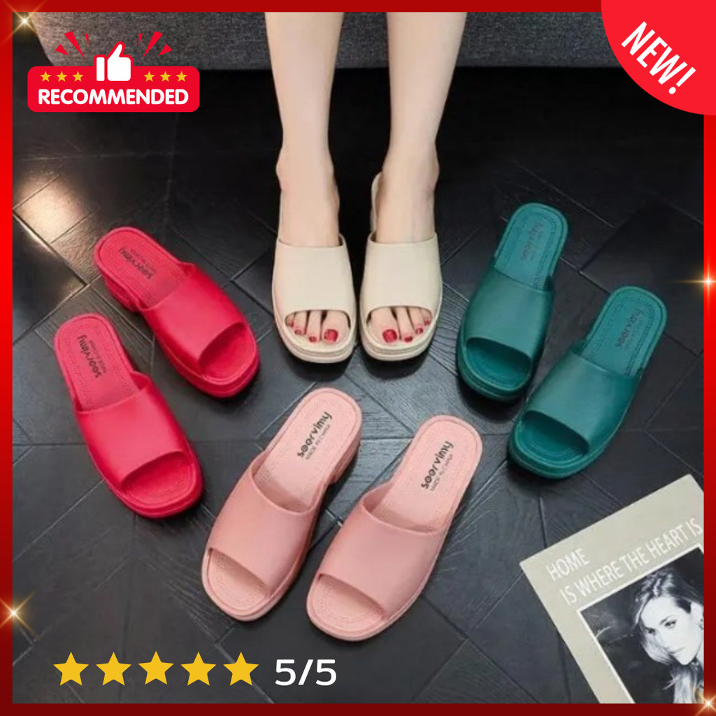 ABCD Shopz รองเท้าแตะ แฟชั่น ใส่สบาย เหมาะกับหน้าร้าน ใส่ลุยน้ำได้ พร้อมส่ง