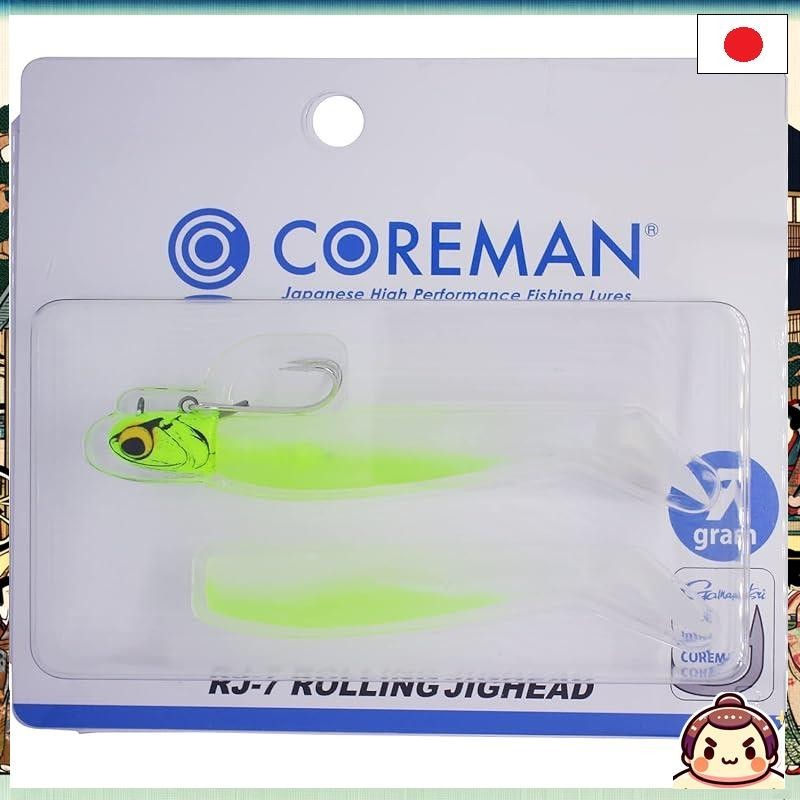 [From Japan] Coreman RJ-7 Rolling Jig Head #065 Chart Head/Chart Pearl
A rolling jig head by Coreman