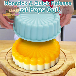 [WillbehotT] แม่พิมพ์ซิลิโคน ทรงกลม สําหรับทําเบเกอรี่