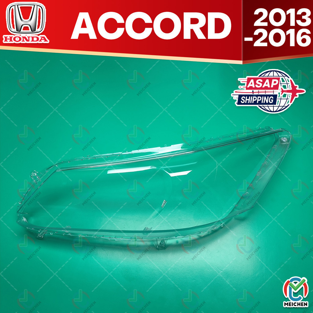 ฝาครอบเลนส์ไฟหน้า Honda Accord 2013-2016 T2A CR1/CR2 เลนส์กระจก พลาสติกตรงรุ่น ฝาครอบโคมไฟหน้า