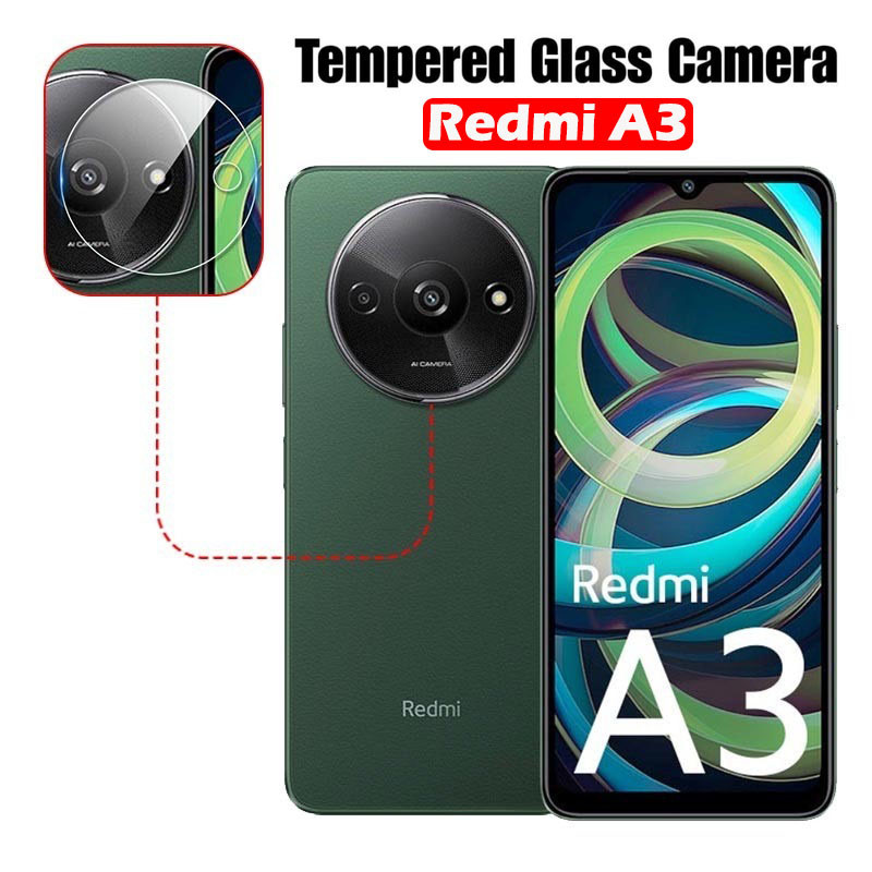 Redmi A3 ฟิล์มกระจกกันรอย เลนส์กล้อง เต็มเลนส์ Camera Lens สำหรับ Redmi A3 13C พร้อมส่ง ตรงรุ่น