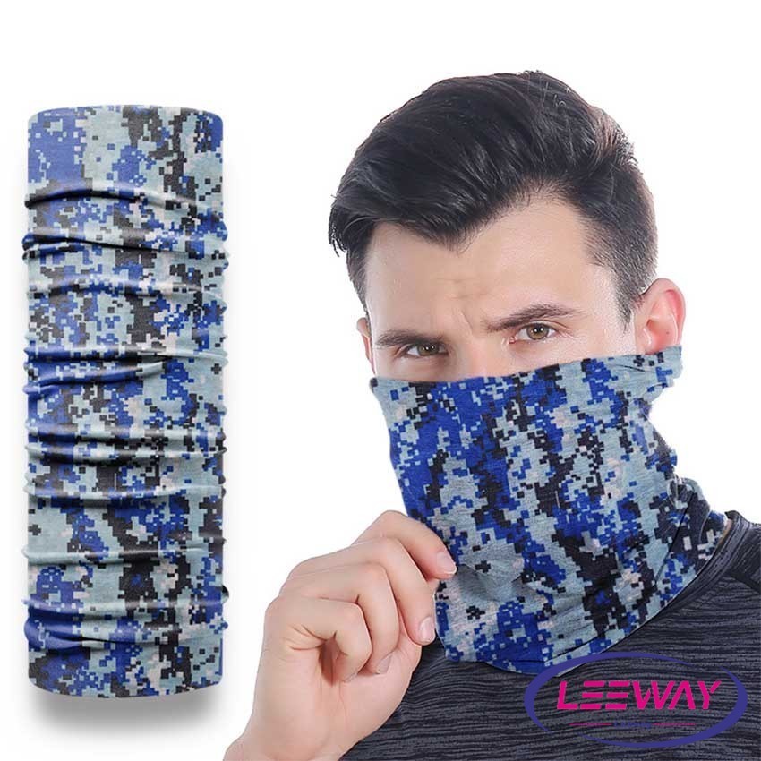 LW [A679] ผ้าบัฟกันฝุ่น โพกหัว ผ้าปิดหน้า กันแดด เลือกลายได้ แดด UV  Magic turban - รูปที่ 4