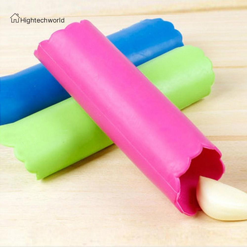 [Hightechworld.th] เครื่องปอกเปลือกกระเทียม ซิลิโคน สุ่มสี
