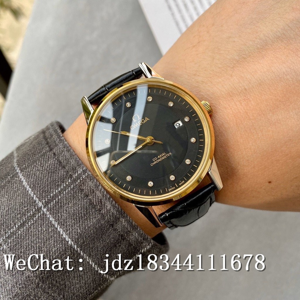 Omega De Ville Date Display 41mm นาฬิกาจักรกลผู ้ ชาย