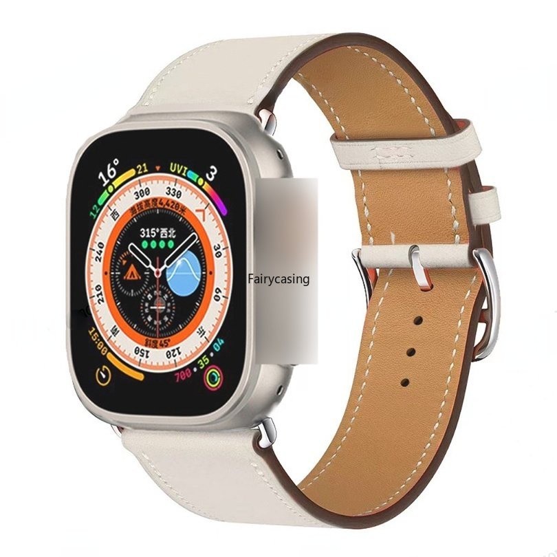 ใหม่ สายนาฬิกาข้อมือหนัง ลายดาว ใส่สบาย สําหรับ Apple Watch 8 7 6 SE 5 4 3 2 1 iWatch 49 มม. Ultra 45 44 42 41 40 38 มม.