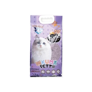 Kuma Petto ทรายแมวเต้าหู้ธรรมชาติ จับตัวเป็นก้อนเร็ว ทิ้งชักโครกได้ ขนาด 6-10 ลิตร