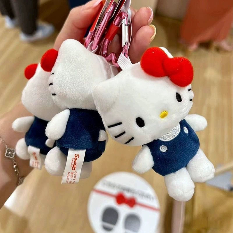 จัดส่งที่รวดเร็ว🚚 SANRIO Keychains พวงกุญแจ จี้ตุ๊กตาการ์ตูน Hello Kitty 10ซม. เหมาะสำหรับห้อยกระเป๋า ของขวัญ วันหยุด