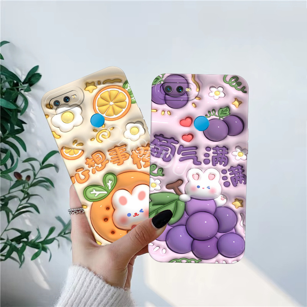 Oppo A5s/A7/A12/A11k/F9/Realme 2 Pro/A3s/A1k/Realme C2 Silicone - Bu4h Motif - เคสยืดหยุ่น - ล่าสุด