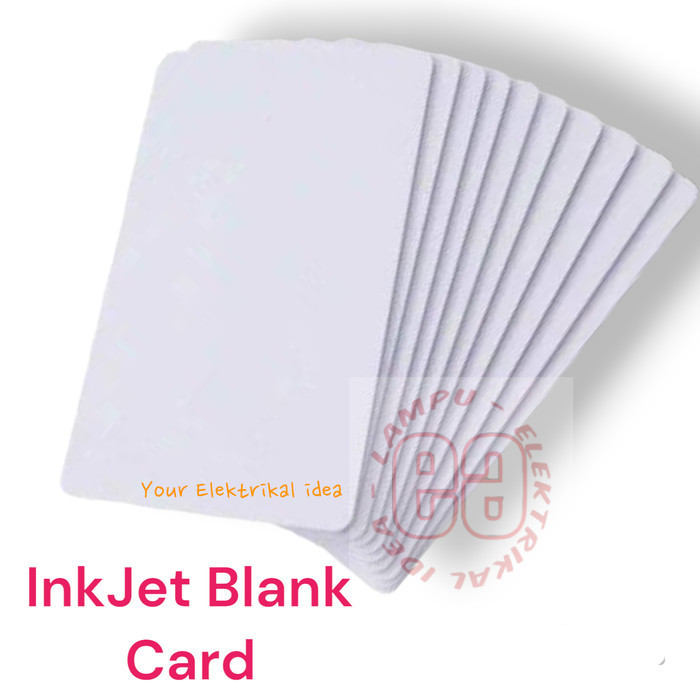 INKJET PVC CARD BLANK CARD PVC INKJET CR80 ID CARD INK JET คุณภาพ