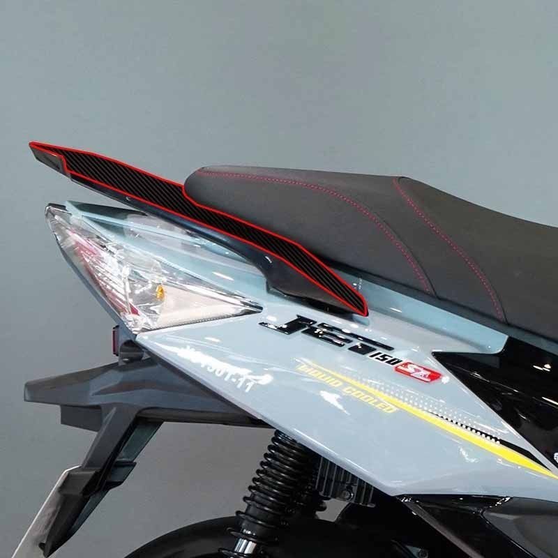Sym JET 150 อุปกรณ์เสริมเหมาะสําหรับ SYM Sanyang JET 150SL สติกเกอร์คาร์บอนไฟเบอร์สติกเกอร์ป้องกัน B