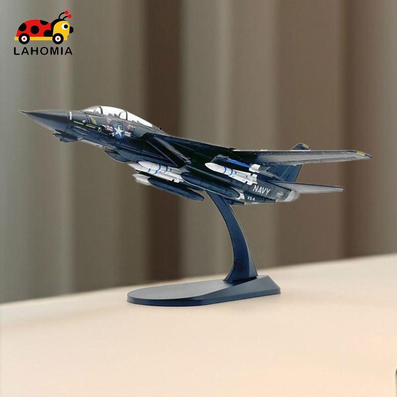 [Lahomia] Alloy 1/100 F14A Fighter Airplane Diecast Model Retro Plane Model for Cafe