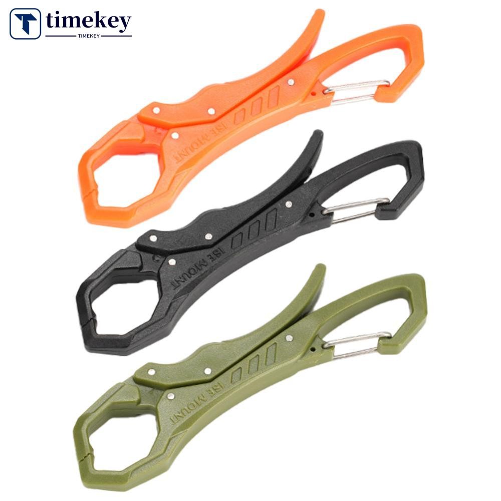 TME 1 PC แบบพกพา Lure Carry-On Clamp คลิปปากปลาขนาดใหญ่เปิดออกแบบกลางแจ้ง Multi-Functional พวงกุญแจถุงมือคลิป