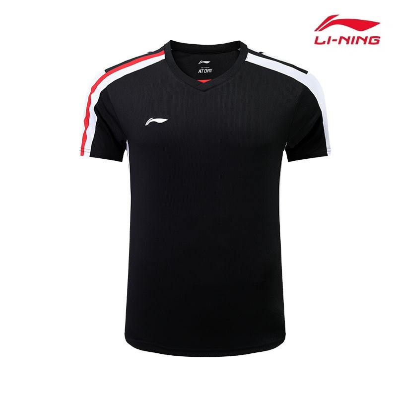 Li Ning เสื้อยืดกีฬา ระบายอากาศ ใส่สบาย ฤดูร้อน สําหรับผู้ชาย และผู้หญิง