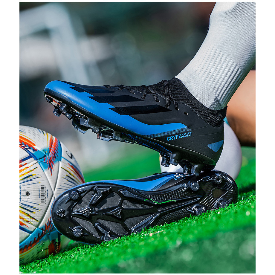 2024 ใหม่ฟุตบอลโลก Messi FG soccer Boots รองเท้าฟุตบอลเดียวกันผู้ใหญ่เด็กสตั๊ดรองเท้ากีฬาการฝึกอบรมกลางแจ้งขนาด 35 ~ 45