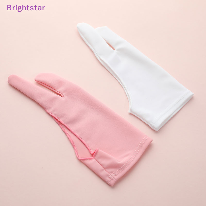 Brightstar ถุงมือสองนิ้ว กันเปรอะเปื้อน สําหรับวาดภาพ แท็บเล็ต