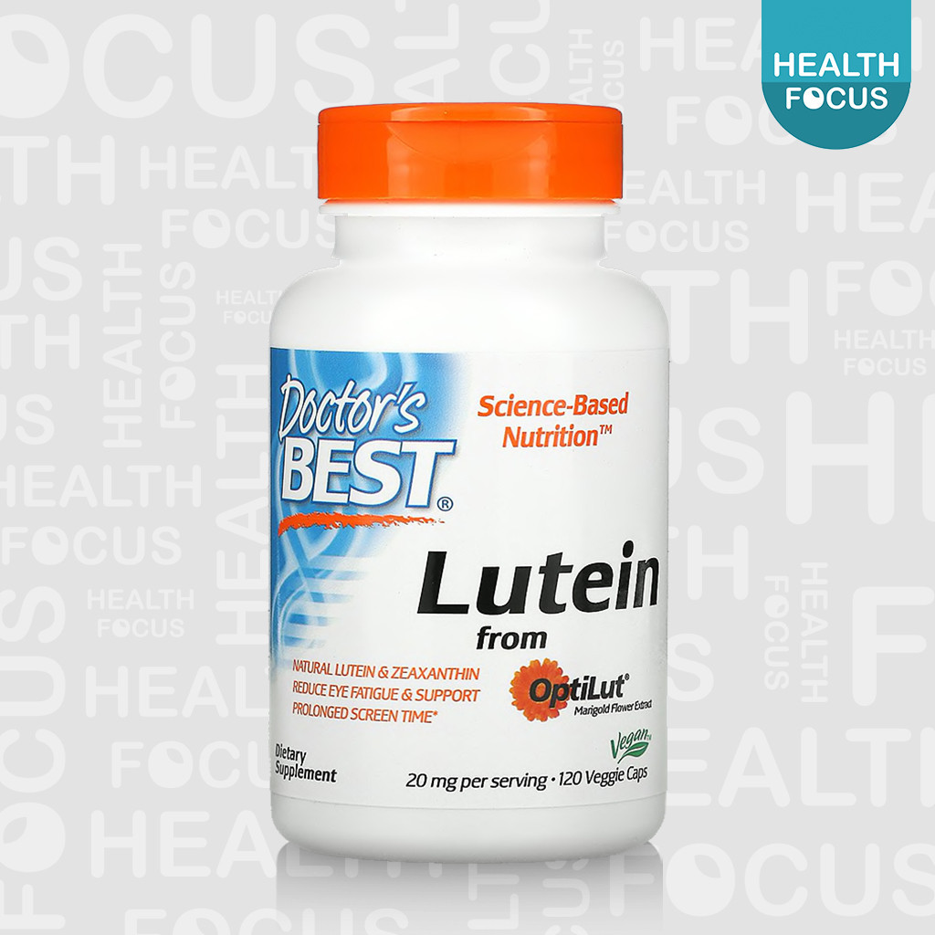 [พร้อมส่ง] Doctor's Best Lutein from OptiLut 20 mg Zeaxanthin ลูทีน ซีแซนทิน [HealthFocus]