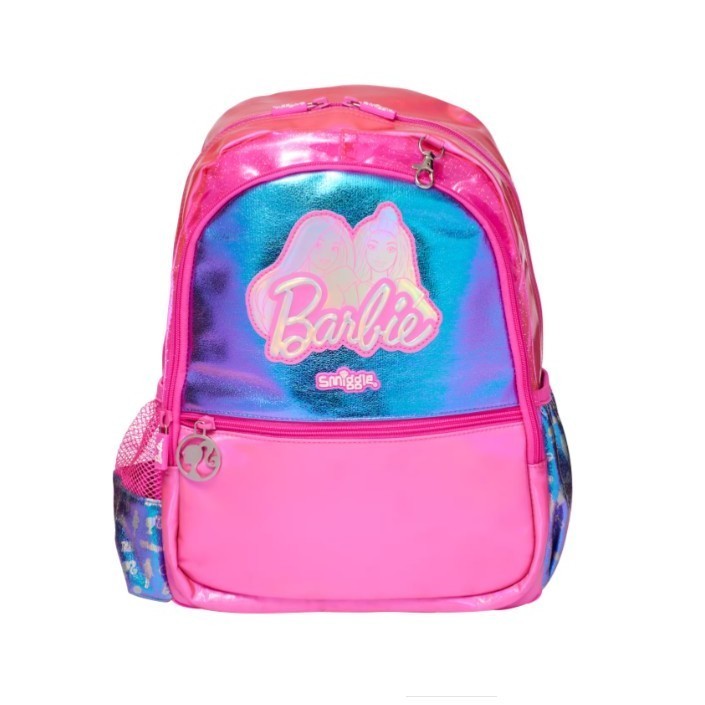พร้อมส่ง 🎒Smiggle Backpacks Nursery bag กระเป๋าเป้ 🎒สมิกเกอร์ ขนาด 14-15 นิ้ว ลาย ป.14Barbie มีหมวก พร้อมส่งในไทย 🛻