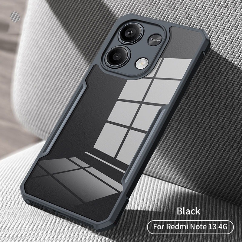 Redmi Note 13 Pro Plus ตรงรุ่น เคสกันกระแทกขอบสีหลังใส Redmi Note 13 5G/Redmi Note13 Pro/Redmi Note 13Pro+5G 027