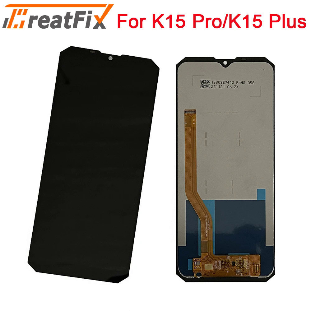ทดสอบ 100% สําหรับ OUKITEL K15 Plus จอแสดงผล LCD หน้าจอสัมผัสสําหรับ OUKITEL K15 Pro หน้าจอ LCD เปลี