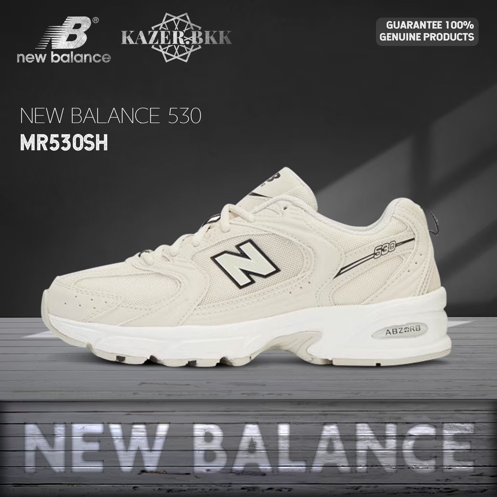 New Balance New Balance 530 Beige MR530SH รองเท้าผ้าใบผู้ชายและผู้หญิง