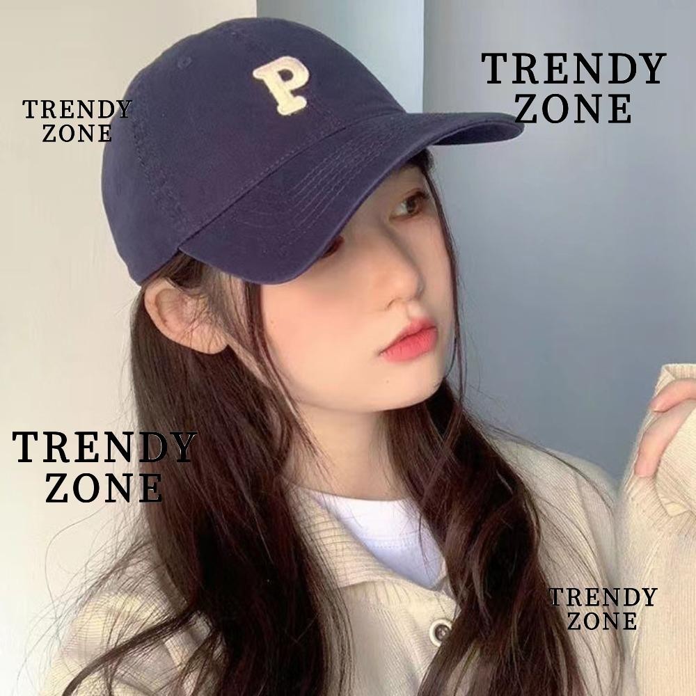 Trendyzone หมวกเบสบอล ปักลาย ป้องกันรังสียูวี ปรับได้ สไตล์ฮิปฮอป
