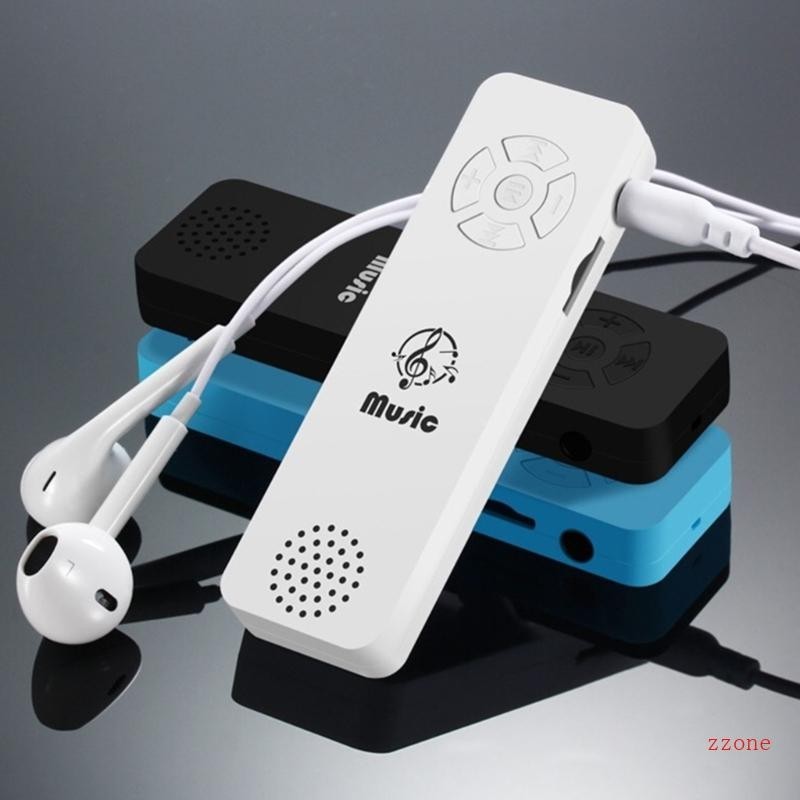 Zzz เครื่องเล่นเพลง MP3 USB ขนาดเล็ก รองรับ TF พร้อมลําโพง