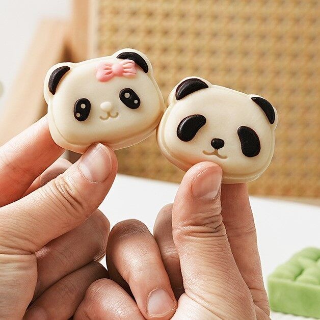 พิมพ์ขนม Panda และ Bamboo ขนาด 20-30 กรัม, 50กรัม พิมพ์ทาร์ตสับปะรด แม่พิมพ์กดขนม พิมพ์กดขนม พิมพ์ขนมไหว้พระจันทร์