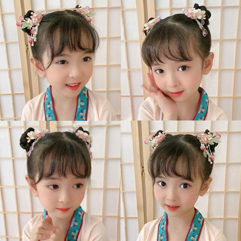 Meiguii เครื่องประดับผม กิ๊บติดผม รูปผีเสื้อ ประดับพู่น่ารัก แฟชั่นฮั่นฝู สําหรับเด็กผู้หญิง