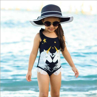 ชุดว่ายน้ำเด็ก ลายUnicornคู่ ลายน่ารัก